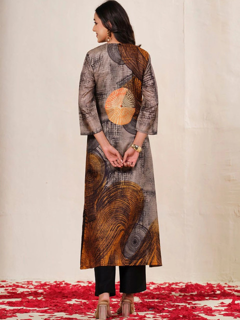 House of Pataudi Printed Top with Trousers - Image 2
