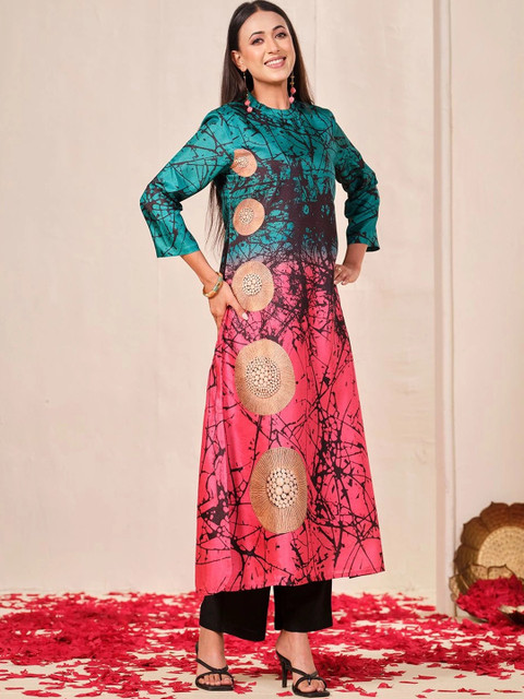 House of Pataudi Printed Top with Trousers - Image 7