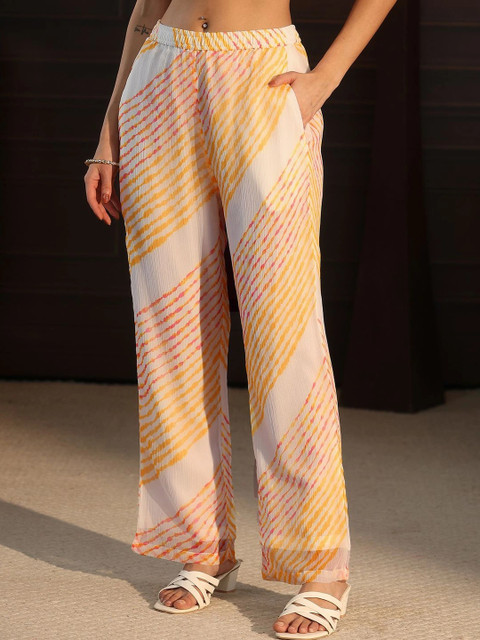 Libas Tie and Dye Printed Tunic with Trousers - Image 4