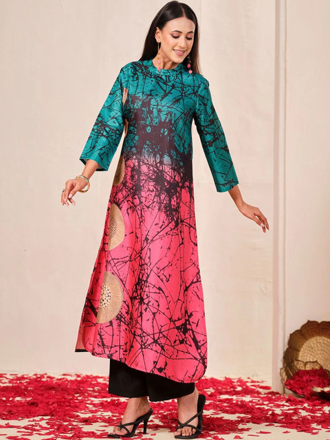 House of Pataudi Printed Top with Trousers - Image 2