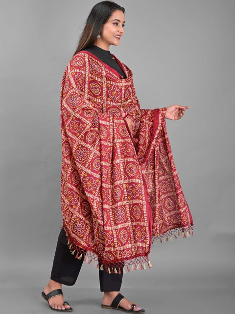 Apratim Printed Bandhani Dupatta - Image 5