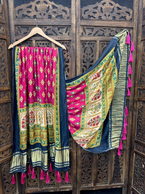 Moda Rapido Women Woven Design Stole - Image 3