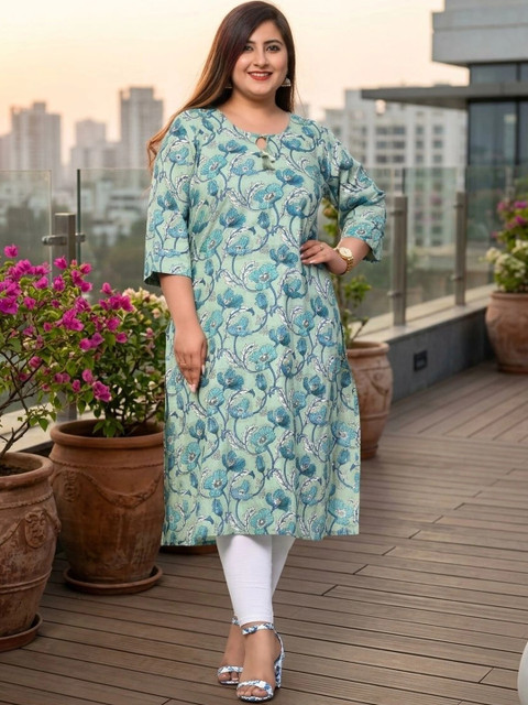 Swasti Women Floral Printed Floral Kurta - Image 5