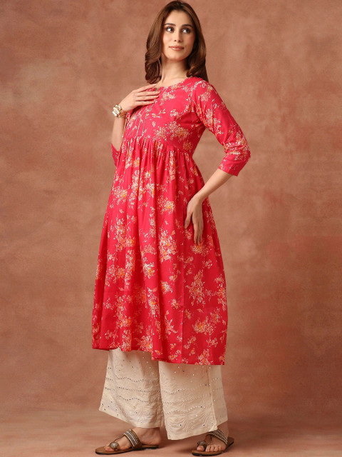 RATAN Women Floral Printed Floral Kurta - Image 5