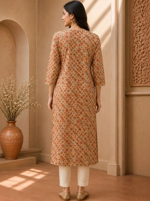 Anouk Women Geometric Printed Kurta - Image 6