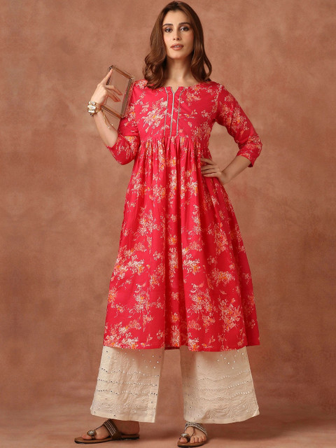 RATAN Women Floral Printed Floral Kurta - Image 2