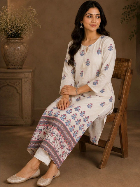 Anouk Women Floral Printed Floral Kurta - Image 2