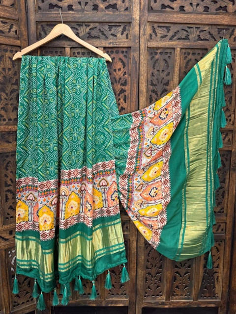 Moda Rapido Women Embroidered Stole - Image 3