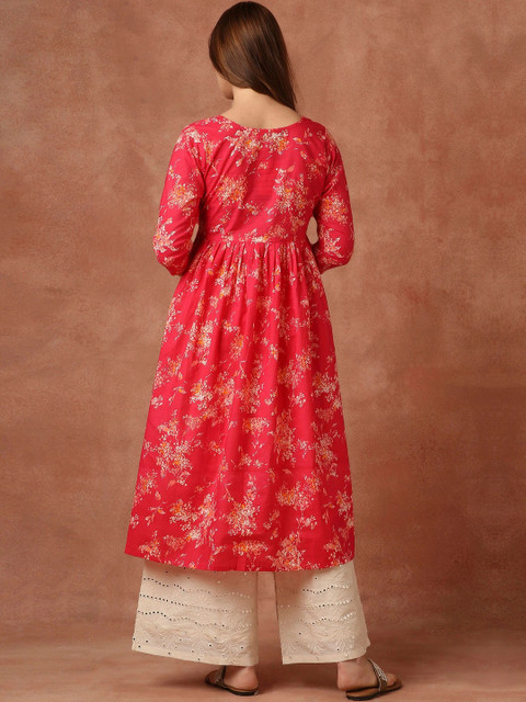 RATAN Women Floral Printed Floral Kurta - Image 3