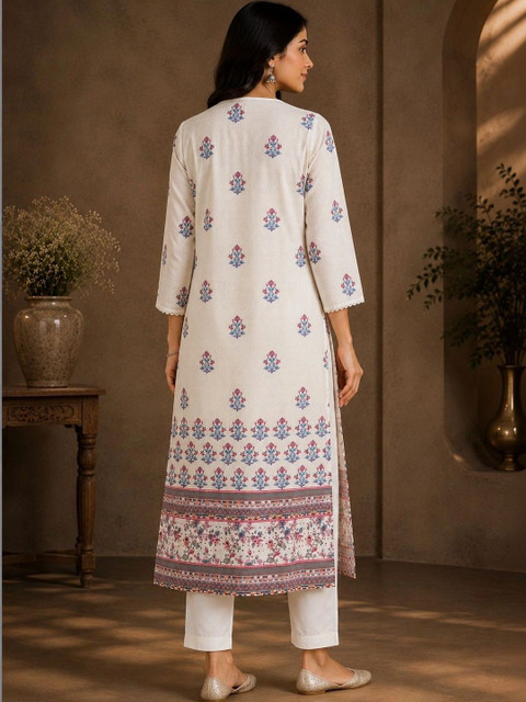 Anouk Women Floral Printed Floral Kurta - Image 6