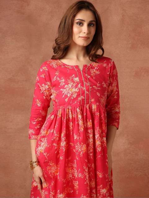 RATAN Women Floral Printed Floral Kurta - Image 6