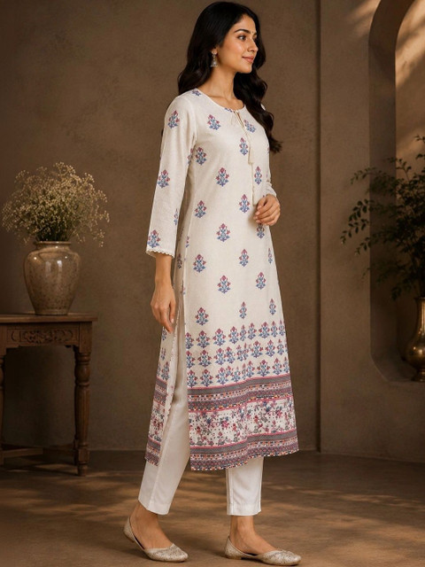 Anouk Women Floral Printed Floral Kurta - Image 7