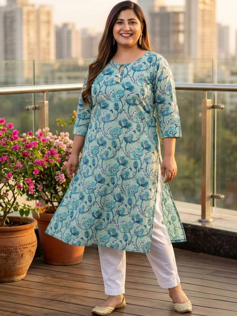Swasti Women Floral Printed Floral Kurta - Image 6