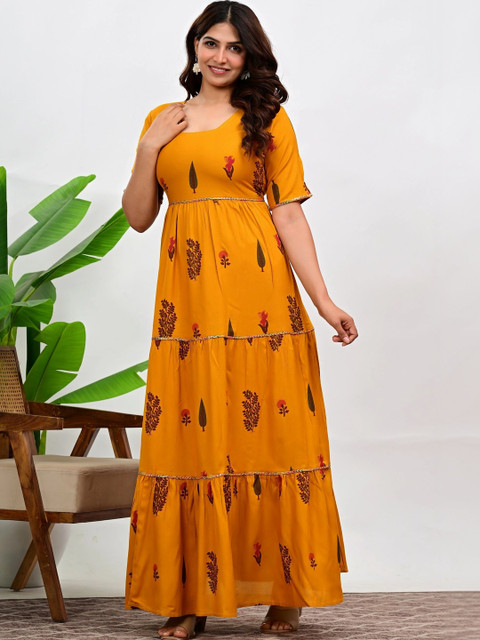 SANREKHA COLLECTION Women Ethnic Motifs Printed Gotta Patti Kurta - Image 4