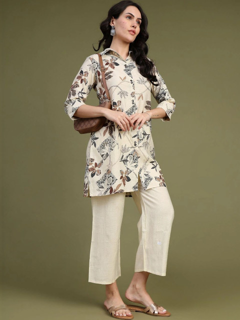V-Mart Floral Printed Shirt with Trousers - Image 6
