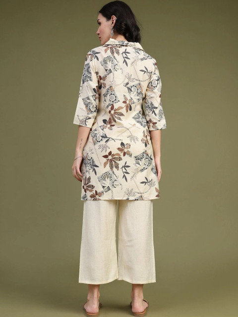V-Mart Floral Printed Shirt with Trousers - Image 3