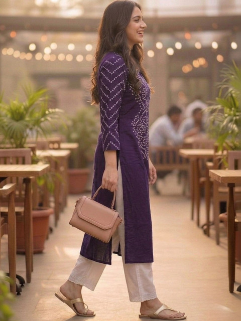 Pjyot by surhi Women Ethnic Motifs Printed Kurta - Image 4