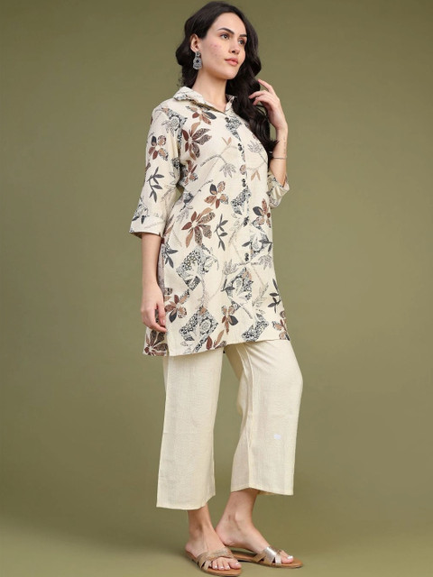 V-Mart Floral Printed Shirt with Trousers - Image 7