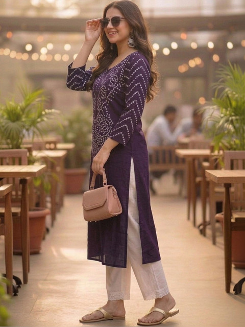 Pjyot by surhi Women Ethnic Motifs Printed Kurta - Image 2