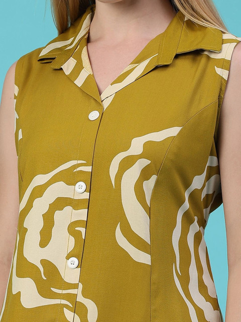 V-Mart Floral Printed Shirt with Trousers - Image 5