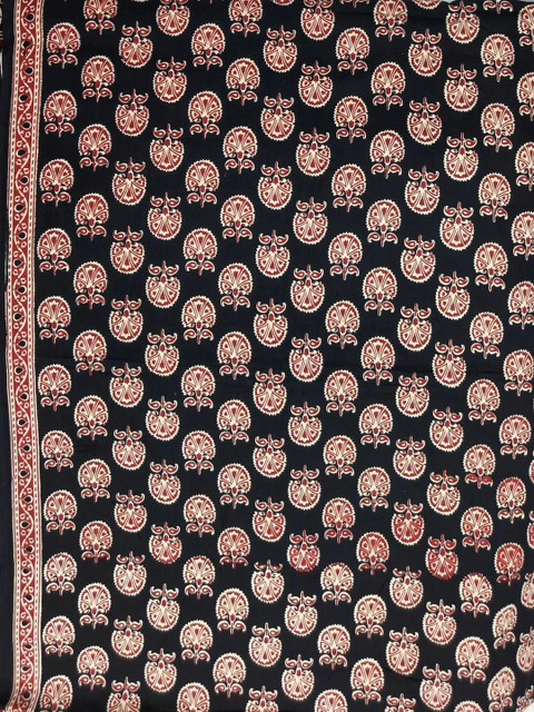 DRAVINAM Trends Printed Pure Cotton Unstitched Dress Material - Image 4