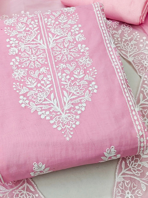 Dhaaga Ghar Embroidered Unstitched Dress Material