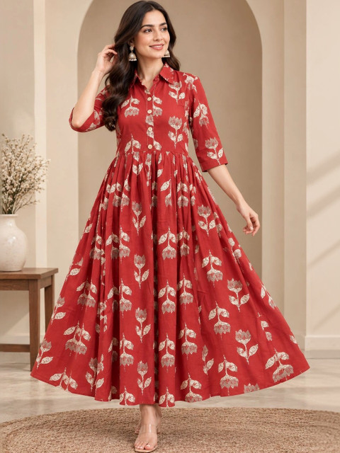 Moda Rapido Floral Print Maxi Dress
