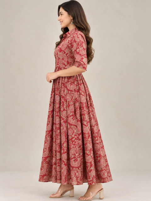 RANGEELO JAIPUR Print Maxi Dress - Image 3