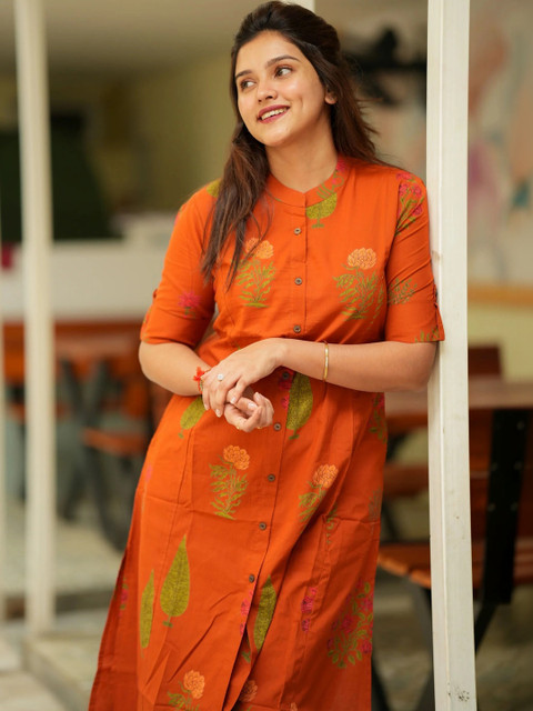 4 STOCK Floral Cotton Printed Tunic with Trousers - Image 2