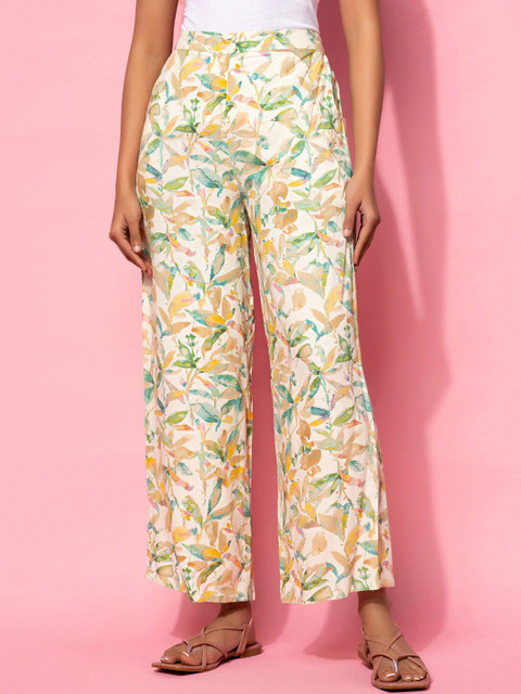 Gerua By Libas Printed Kaftan & Palazzos Co-Ords Set - Image 7