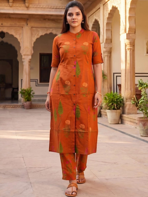 4 STOCK Floral Cotton Printed Tunic with Trousers