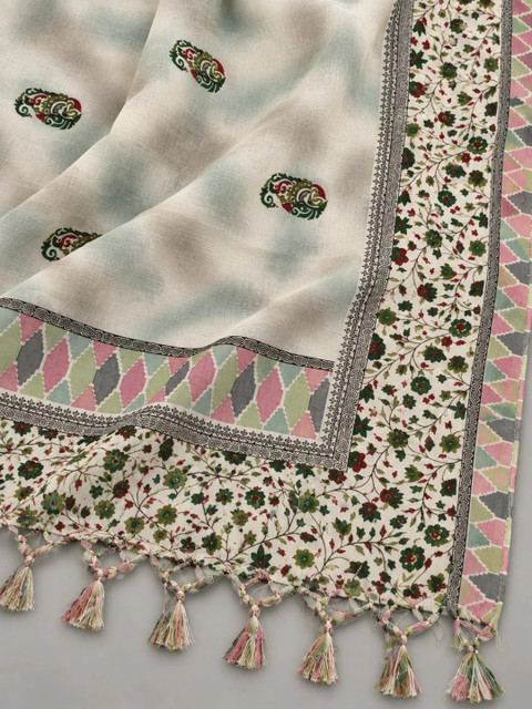 SAHINA DUPATTA Printed Art Silk Dupatta - Image 2