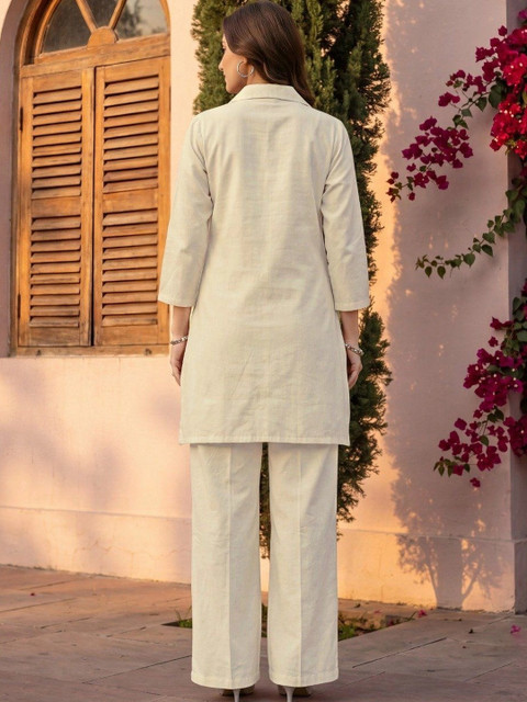 P Three Pluse Embroidered Shirt with Trousers - Image 3