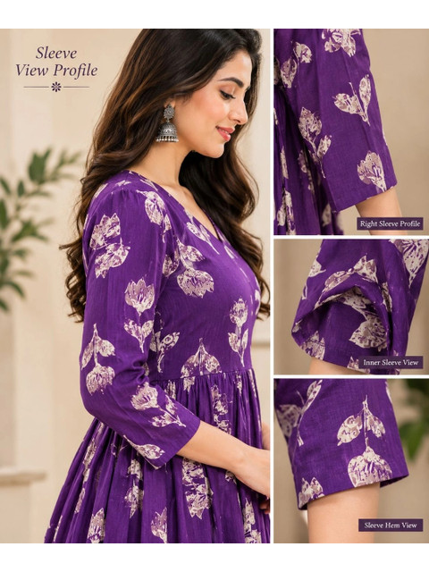 RANGEELO JAIPUR Floral Print Maxi Dress - Image 2
