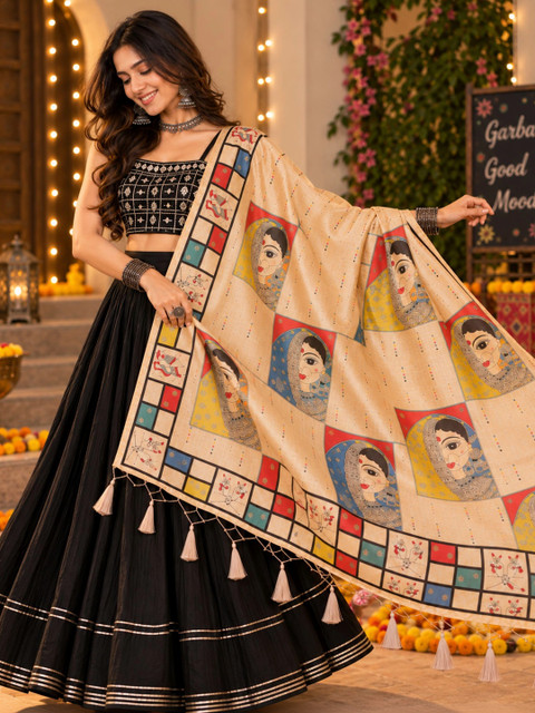 KALINI Ethnic Motifs Printed Dupatta - Image 3