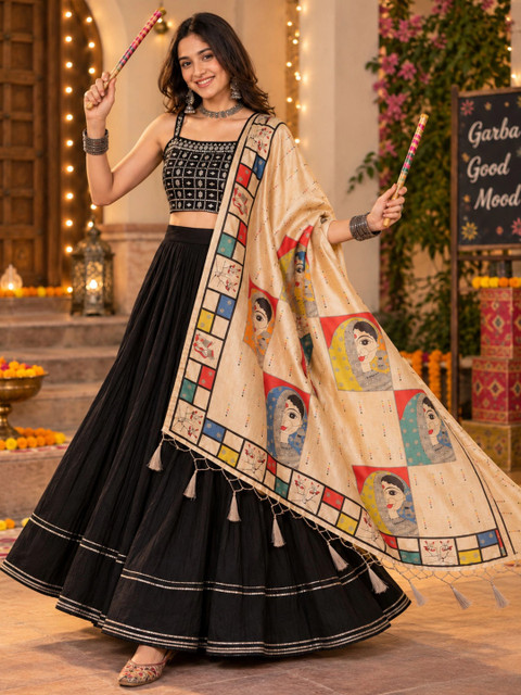 KALINI Ethnic Motifs Printed Dupatta