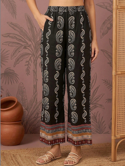 Sangria Printed Tunic with Palazzos - Image 6