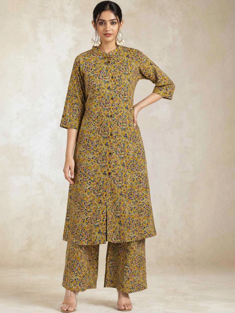 KALINI Floral Printed Tunic with Palazzos
