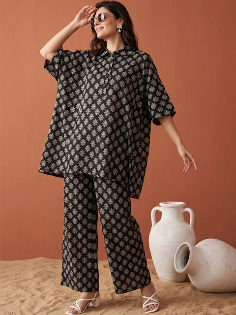 Readiprint Cotton Printed Tunic with Palazzos