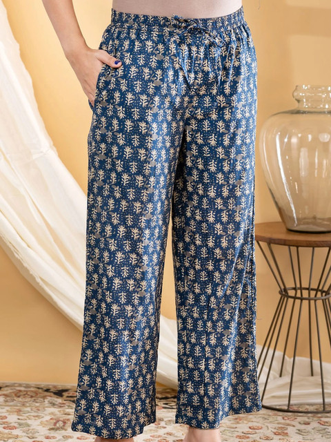 Readiprint Cotton Printed Tunic with Palazzos - Image 3