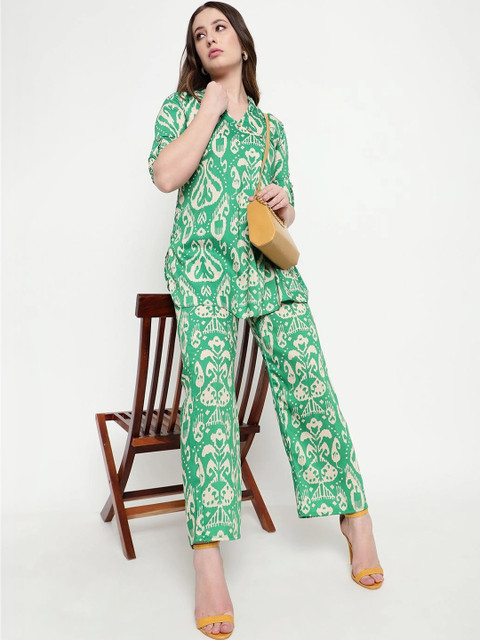 Sugathari Floral Printed Tunic with Palazzos - Image 7