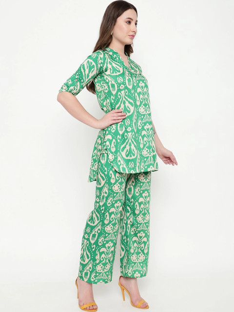 Sugathari Floral Printed Tunic with Palazzos - Image 6