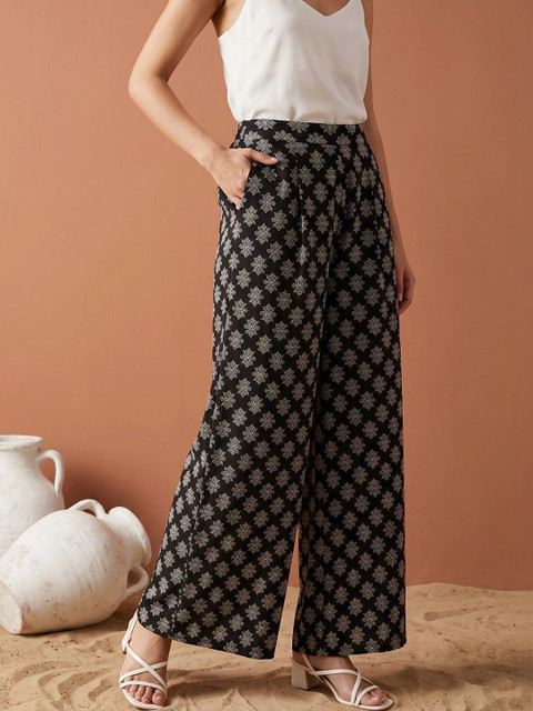 Readiprint Cotton Printed Tunic with Palazzos - Image 3