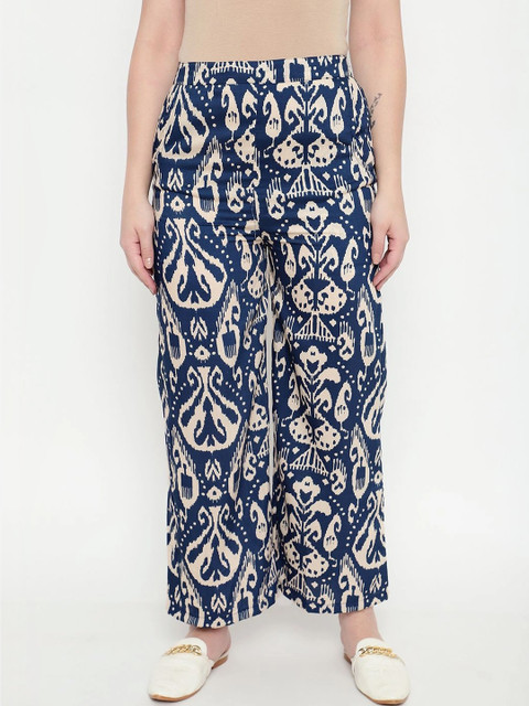 Sugathari Floral Printed Tunic with Palazzos - Image 5
