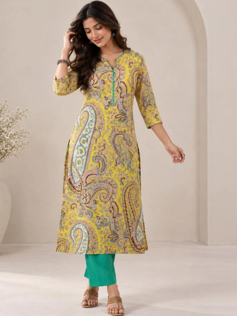 Vyom Tara Women Paisley Printed Kurta