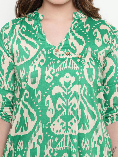 Sugathari Floral Printed Tunic with Palazzos - Image 4