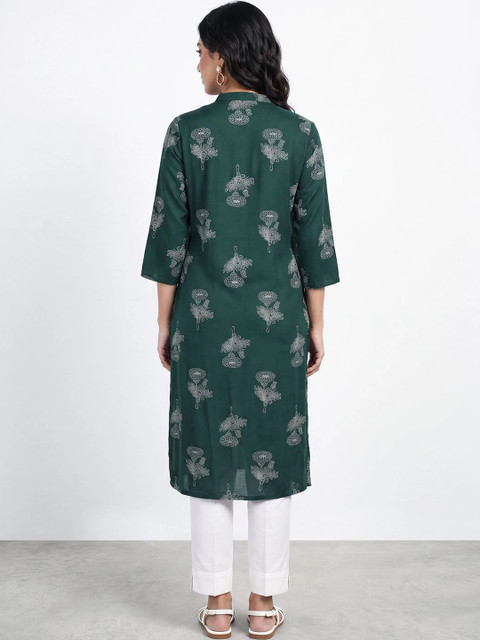 R&B Women Floral Printed Kurta - Image 3