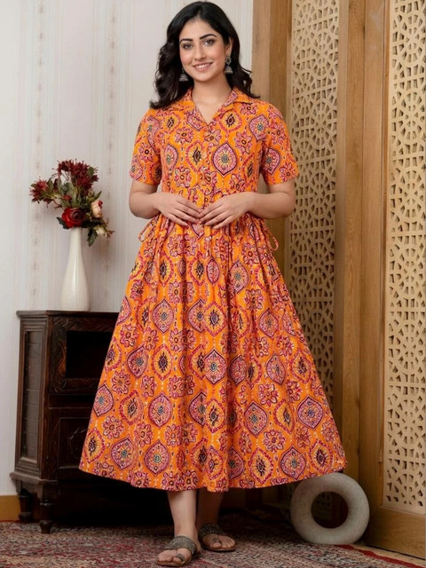 Mialo fashion Women Ethnic Motifs Printed Kurta