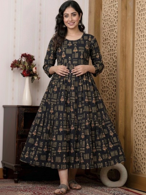 Mialo fashion Women Ethnic Motifs Printed Anarkali Kurta