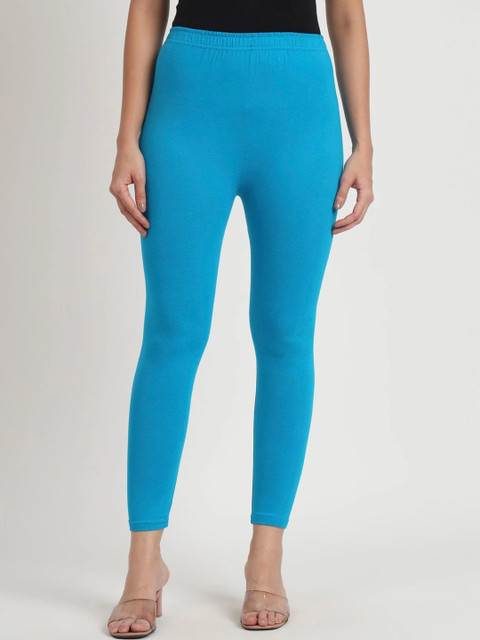 mannatt Cotton Mid-Rise Ankle Length Leggings